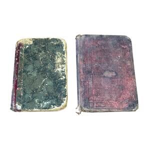 The Pet Lamb Rose Bud Stories 1800's & Morning Noon And Night 1864 Antique Books